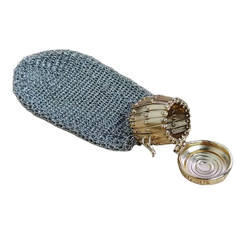 

【24H РАСПРОДАЖА】Сертовая кепка Верхний сетчатый ремень 1 шт. 1920-х годов Британский кошелек ручной работы Эра Двойной кошелек для монет Мини Винтажная редкая коллекция