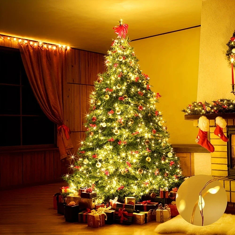 Fairy Lights LED Battery Operated Copper Wire Garland Christmas String Lights  Garden Party Wedding Tree Xmas Christmas Decor