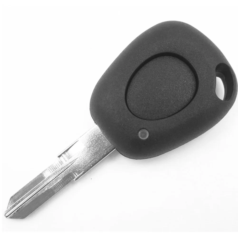 

MUCKLILY One Button Remote Key Case Replacement Shell for Interior Less Keys Black