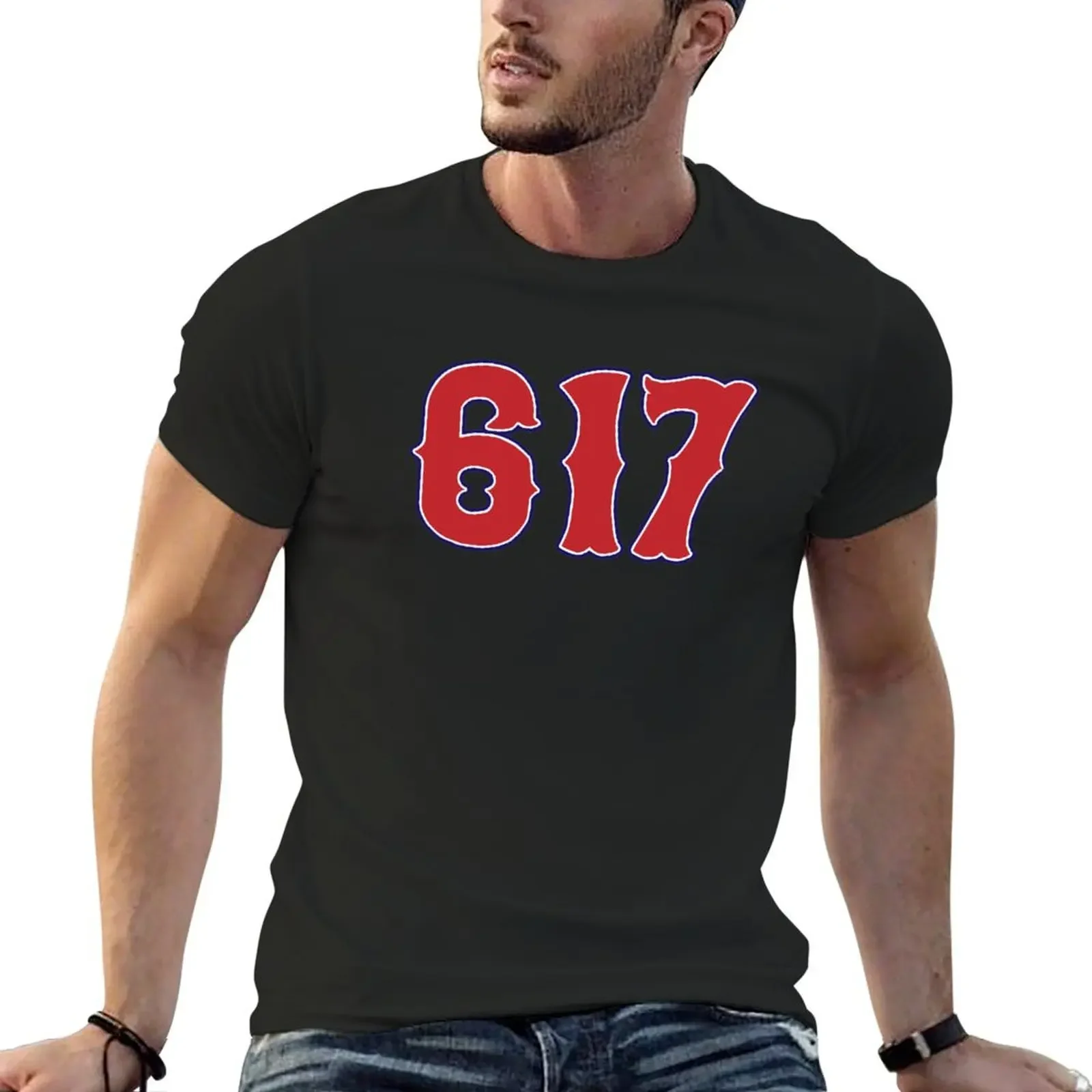 

617 Boston Strong T-Shirt cute clothes custom shirt blue archive outfits for men