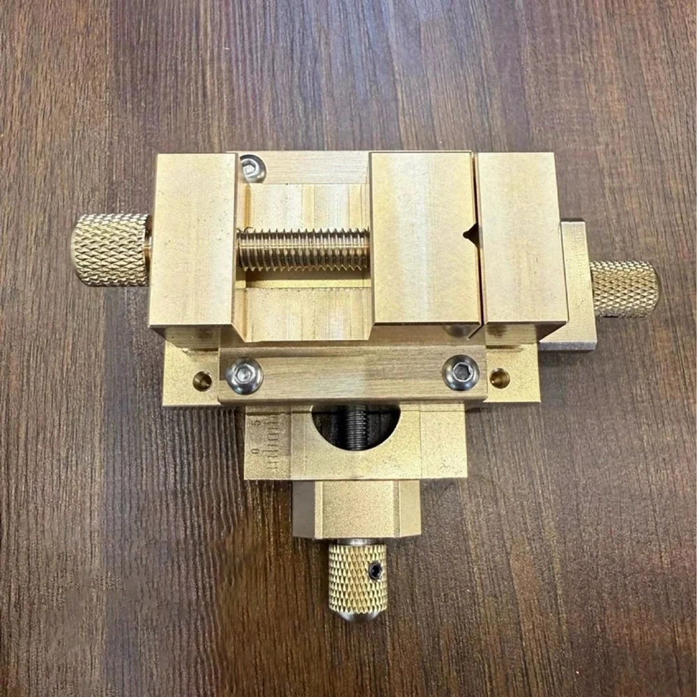 Micro Cross Slide Vise with Dovetail Guide - XY Axis Adjustable Miniature Stage