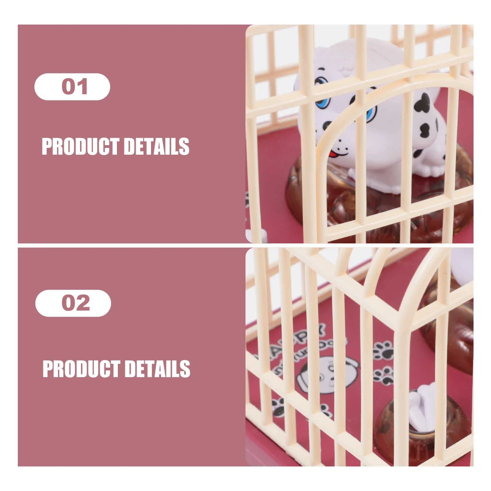 لعبة قفص الكلب للتحكم الصوتي للأطفال على شكل رسوم متحركة رائعة للنوم التلقائي ووظيفة البدء والتحكم الصوتي للكلب #2