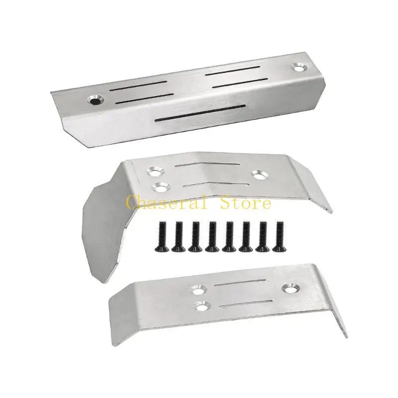 E7CE Remote Control Chassis Plate for Mini Protective Skid Plate Car Model Stainless Steel Chassis Protective Armors