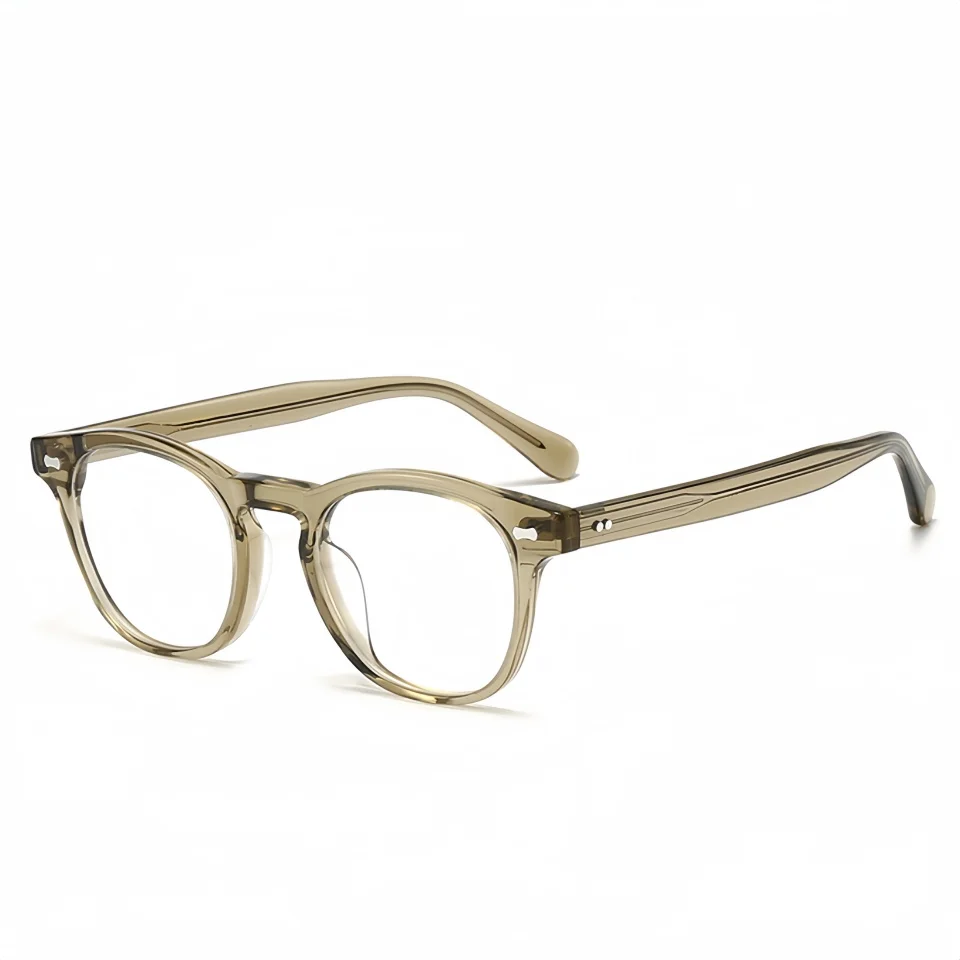 

Luxury High end Fashion Travel Retro Optical Lens Women's Reading Anti blue Light Optical Prescription Decorative Glasses Frame