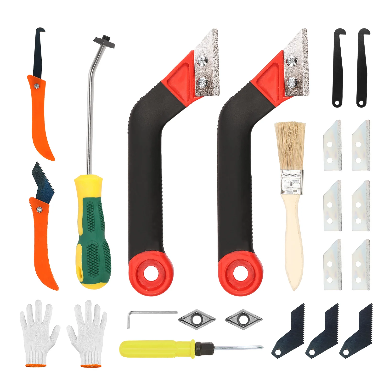 

Нож для очистки зазоров, средство для удаления затирки плитки, скребок для стен, пола, грабли, керамический скребок для красивой резки швов, лезвие для зачистки сломанных частиц