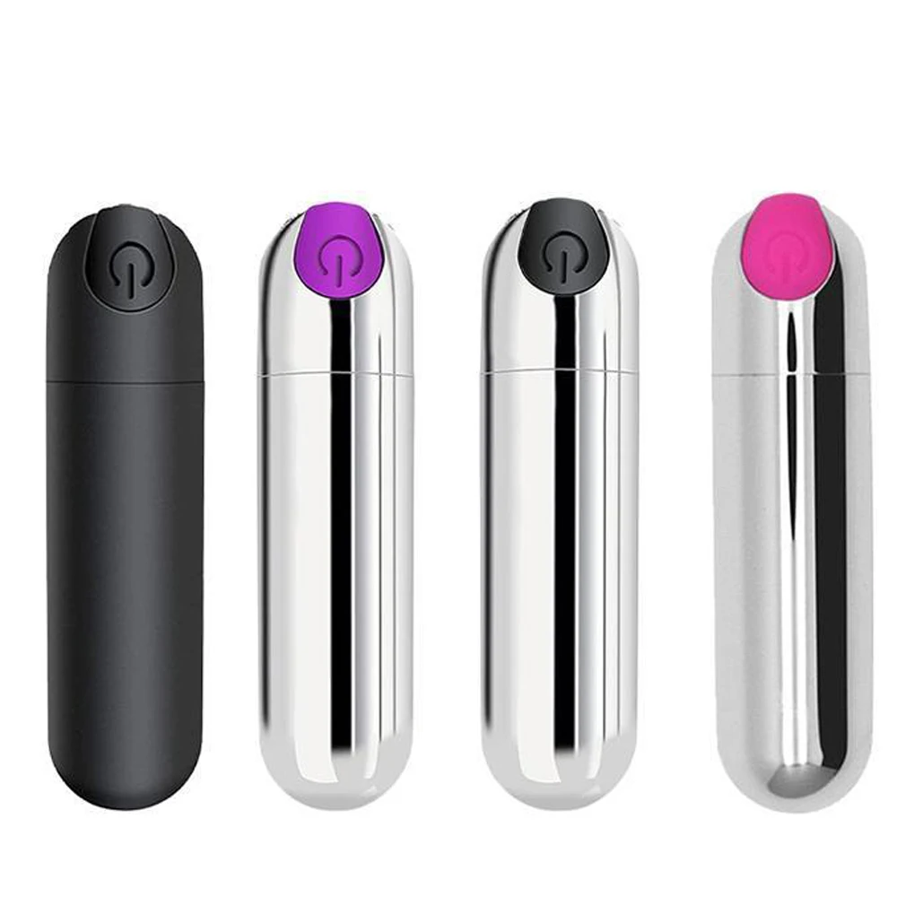 Vibrador bala potente con carga USB para mujer, estimulador del clítoris, masturbación Vaginal del punto G, de 10 velocidades vibradores, Juguetes sexuales para adultos