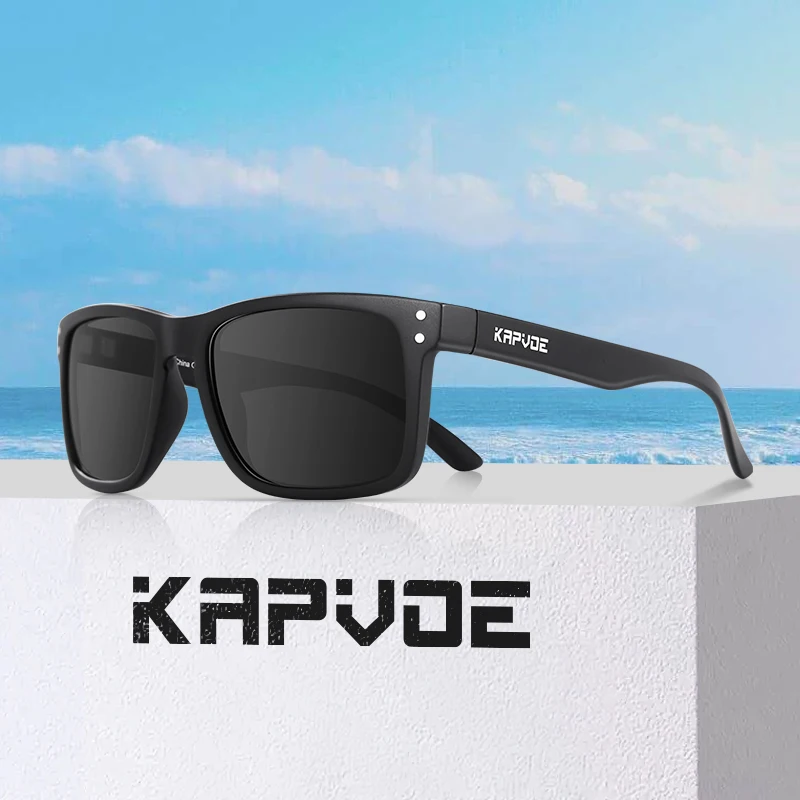 KAPVOE Polarisierte Angeln Sonnenbrille Radfahren Glasse UV400 Mann Frauen Bike Sport Brillen MTB Outdoor Fahrrad Camping Zubehör