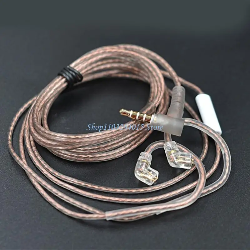 R6FF Quality Silver Plated Cable Perfect for ZST/ZSR/ED12/ES3/ZS10/ZSN Headset Wires