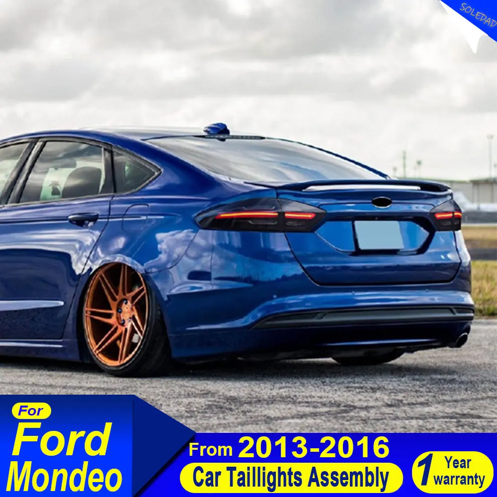 

Pair Car Styling for Ford Fusion Tail Lights 2013-2020 Mondeo LED Tail Lamp LED DRL Dynamic Signal Brake Reverse car Accessories