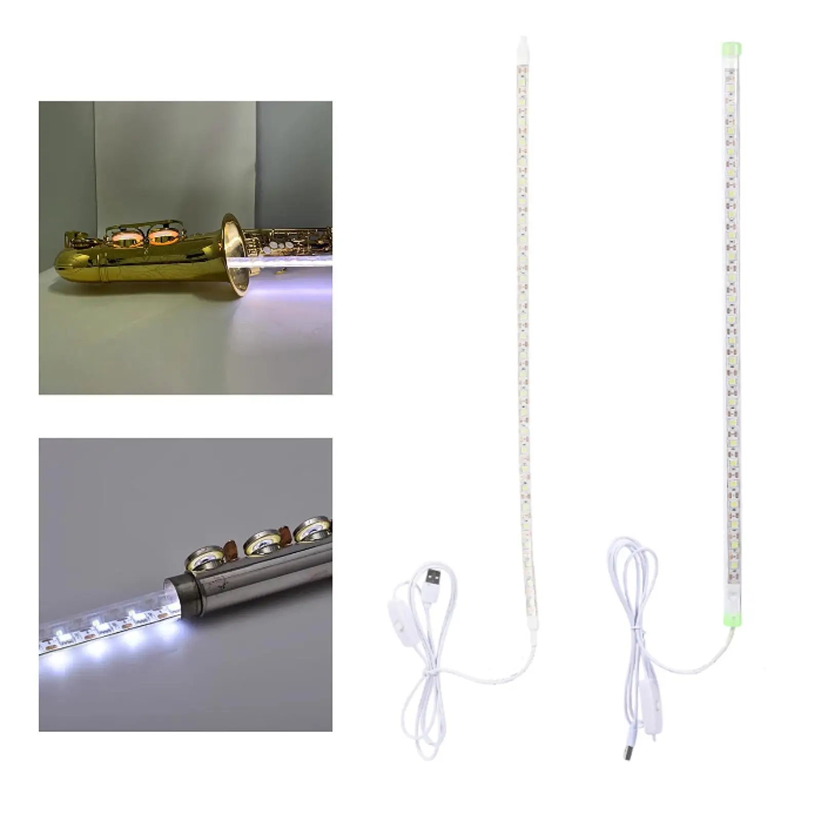 المهنية ساكس LED تسرب ضوء تستر مصباح لهب البلاستيك قذيفة الملحقات لإصلاح الساكسفون الناي الكلارينيت