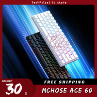 Mchose Ace 60/pro 68 Magnetic Switch Hot Swap Mechanical Keyboard RGB E-sports Gaming Keyboard Pc Customized Gamer Accessories