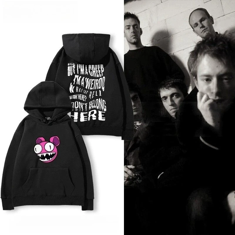 

RADIOHEAD Hoodie Men and Women Autumn Winter Europe and The United States Alternative Rock Retro Personality Clothing