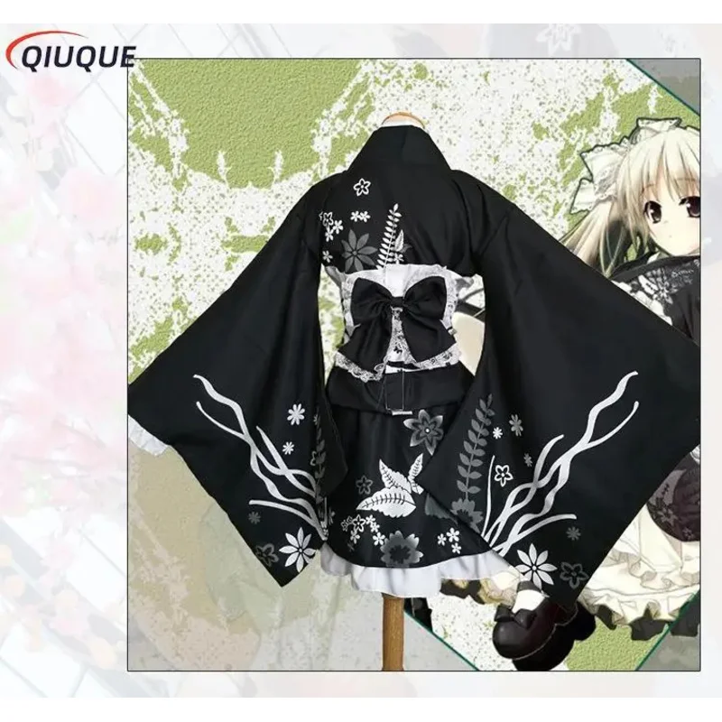 DY2025Yosuga no Sora Косплей Костюм Сора Касугано Кимоно Лолита Платья Японский Летний Фестиваль Кимоно Женское Платье