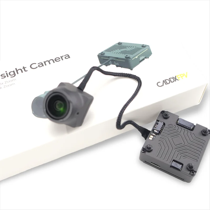 

DurableCADDXFPV Farsight Camera AI Интеллектуальная аналоговая камера с зумом и AI BOX 0Lux 122,5 ° FOV 1500TVL8xFast Zoom для RC FPV Drone