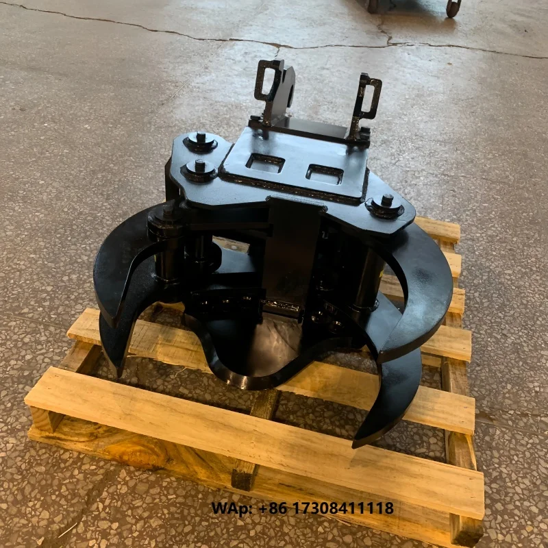 Efficient Easy Operation Electric Mini Excavator Rotary Chipper Steel Tree Cutting Tool with 1 Year Warranty  Tree Shear