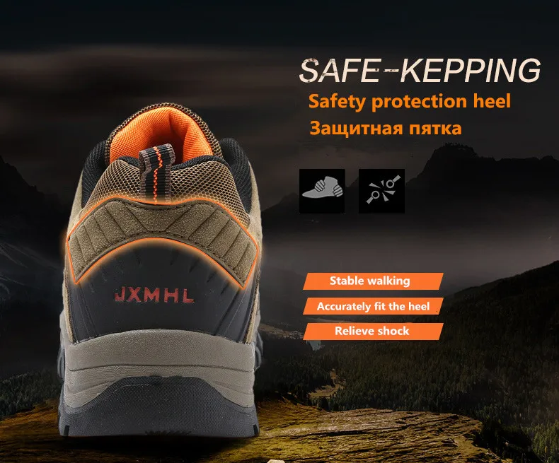 Big Size 39-47 Fashion Men Shoes Comfortable Waterproof Outdoor Casual Shoes Lace-Up Spring Autumn Rubber Sneakers