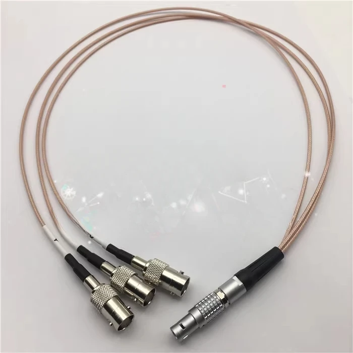 

LMS digital mining 9 cores to BNC one point three braids V24/XS SCADAS V8VB8 board dedicated adapter cable