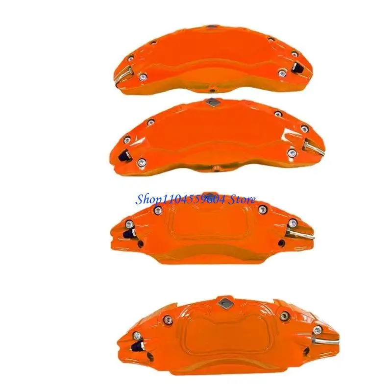 

12QM Automotive Modification Accessories for 3 2025 Aluminum Wheel Hub Brake Caliper Cover Easy Installation