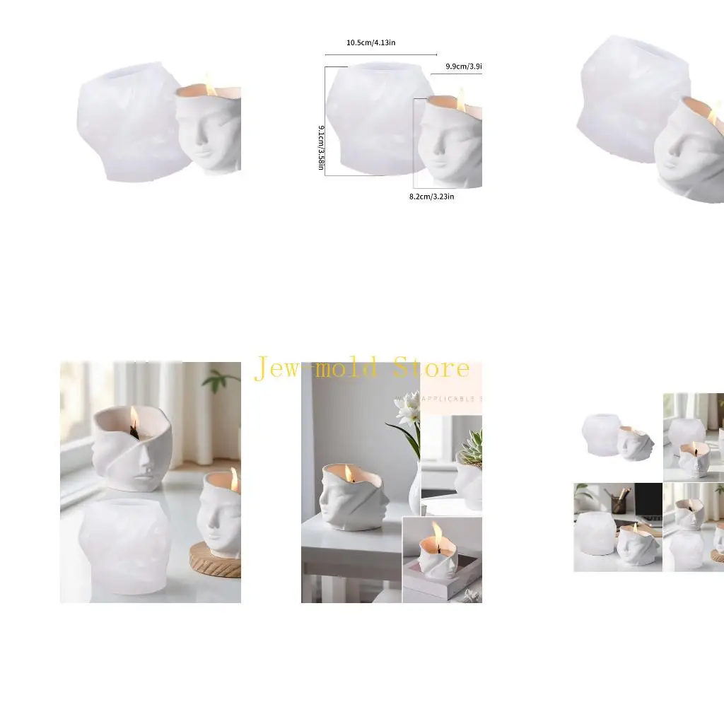 

C71B Multifuntional Silicone Mold Crafting Moulds for Planter and Resin Containers