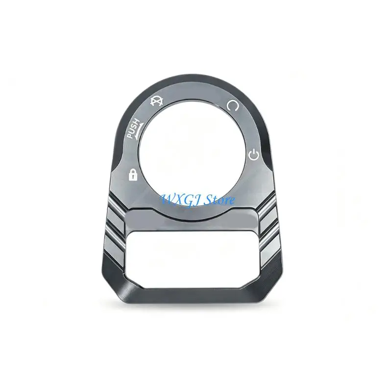 37JE NS150XC Surround Trim Cover in Aluminum for Center Panel Detail with Printed Position Labels and Daily Use Finish