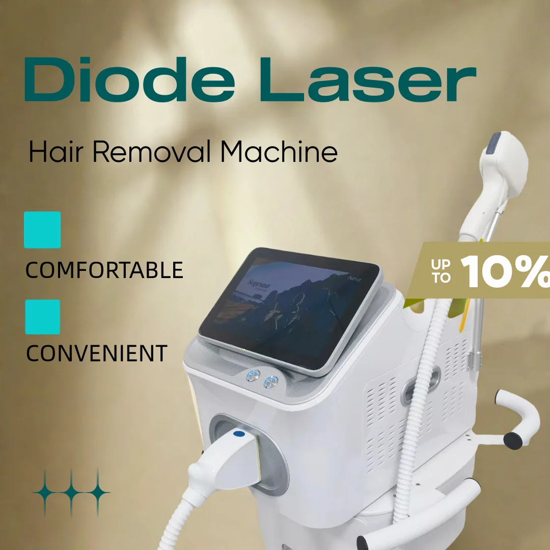 

Professional 4 Radiators 808NM 4-Wave Painless Hair Removal Device for Salon Beauty Therapy Business - Hair Removal Machine