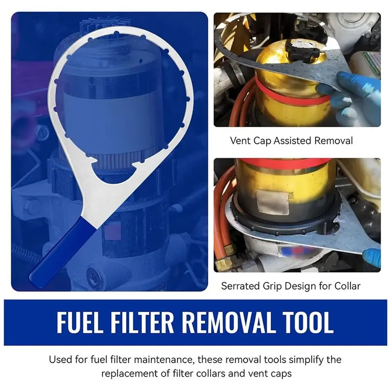 Best-Selling Colar/Vent Cap Fuel Filter Wrench 6 Inch& 8 Inch Fits For 380134 382& 482 483 782, Replaces For Davco Wrench