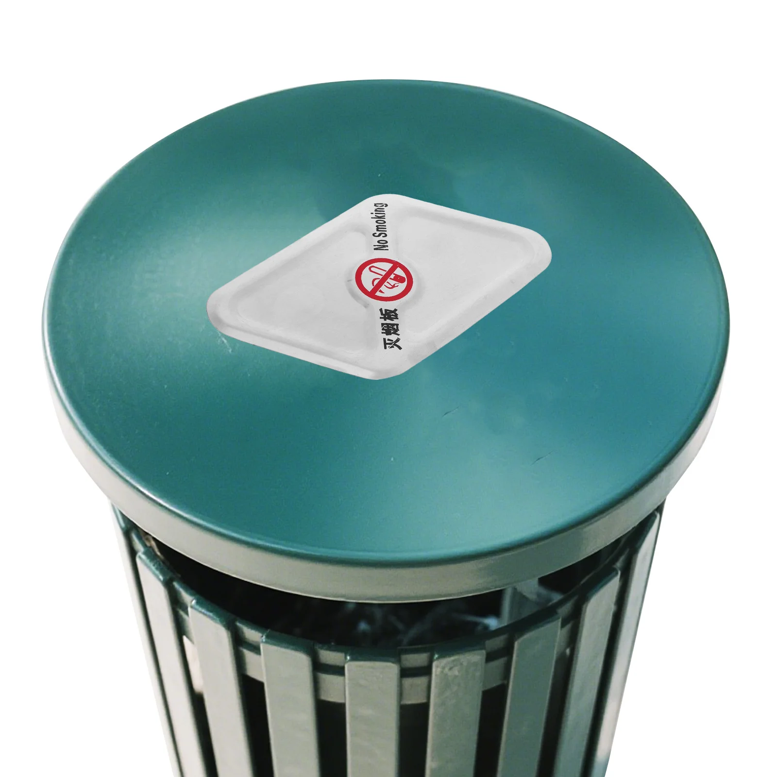 

Outdoor Ashtray Stainless Steel Heavy-Duty Cigarette Butt Container for Trash Cans Parks Communal Public Spaces