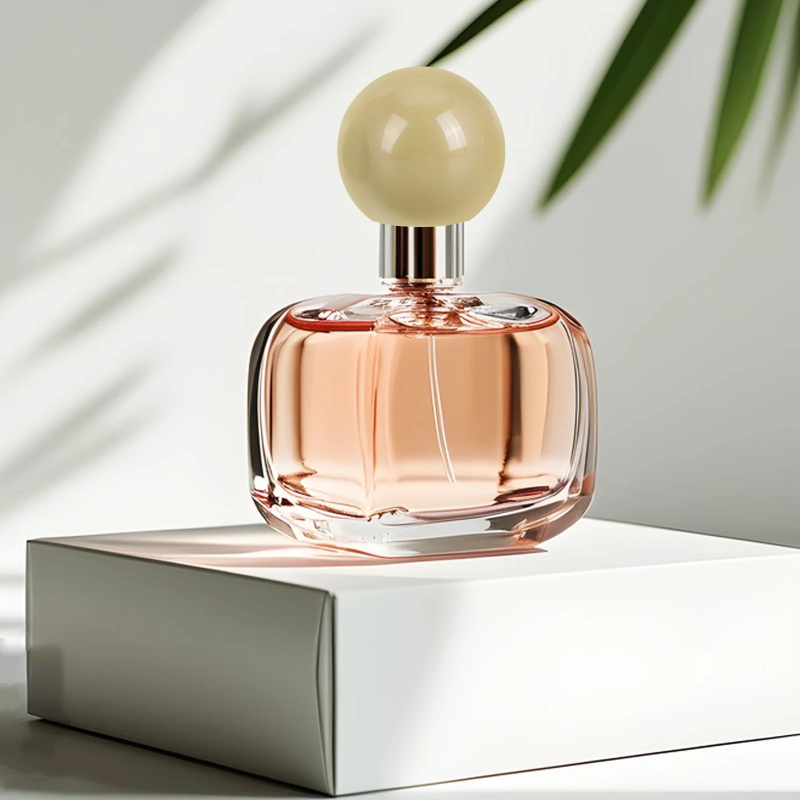 

5Pcs Perfume Ball Cap Elegant Electroplated Spherical Lid Leakproof Decorative Bottle Cover for Fragrance Collection