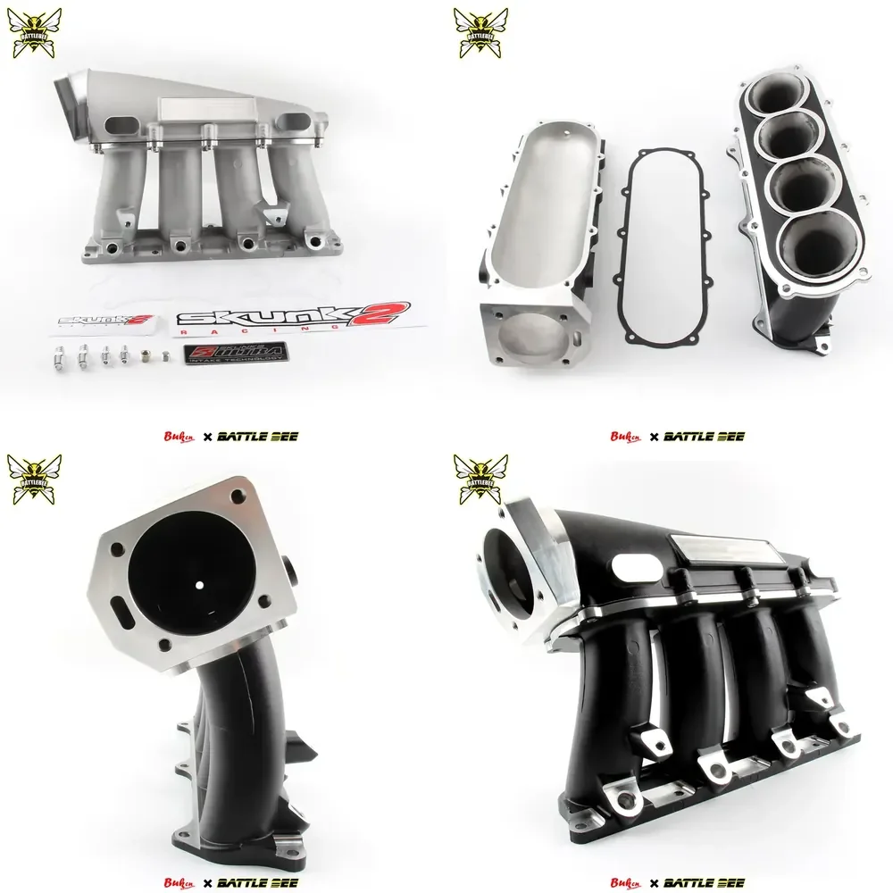 Hot Sale 1 Unit K20 K20A2 Ultra Street Intake Manifold 1.8L 71MM Throttle Body Compatible with K20A/A2/Z1/K24A1 Engines