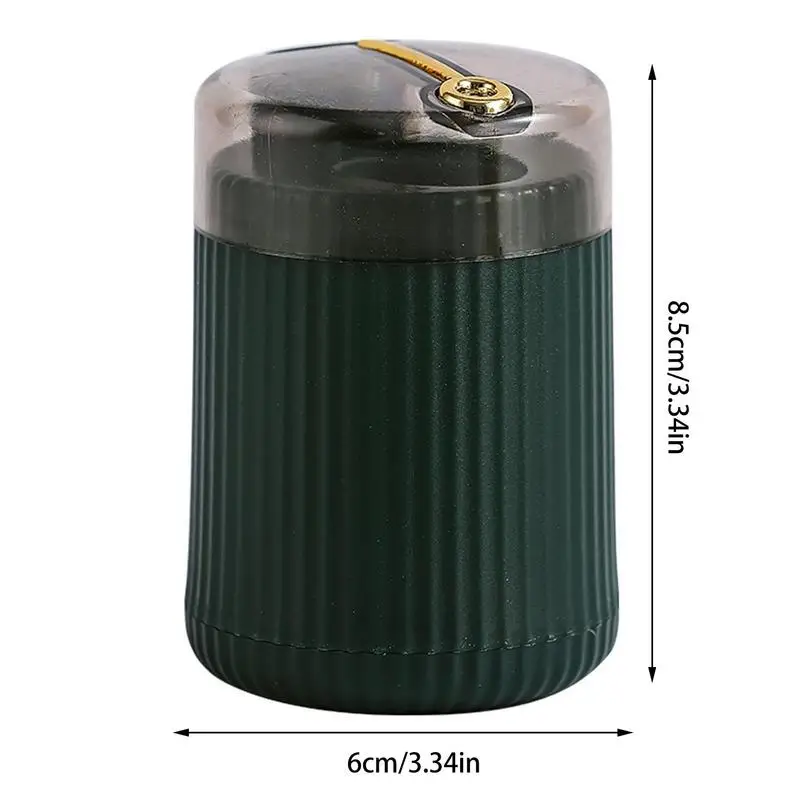 Automatic Toothpick Box Automatic Toothpick Box For Kitchen Tooth Picks Lot Container With 380 Pieces Bamboo Round Toothpicks