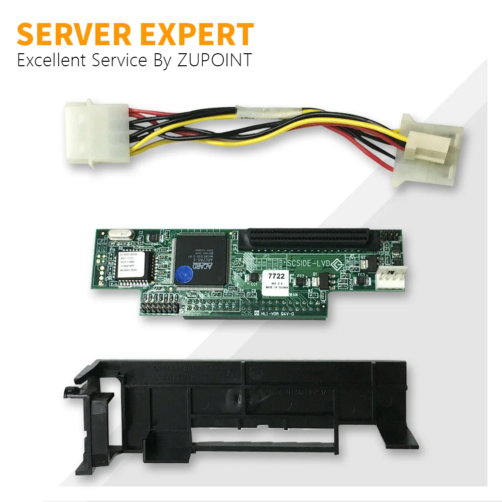 Imagem -01 - Adaptador do Controlador do Armazenamento de Zupoint Aec7722 Ide do Acard ao Adaptador da Ponte do Lvd Scsi