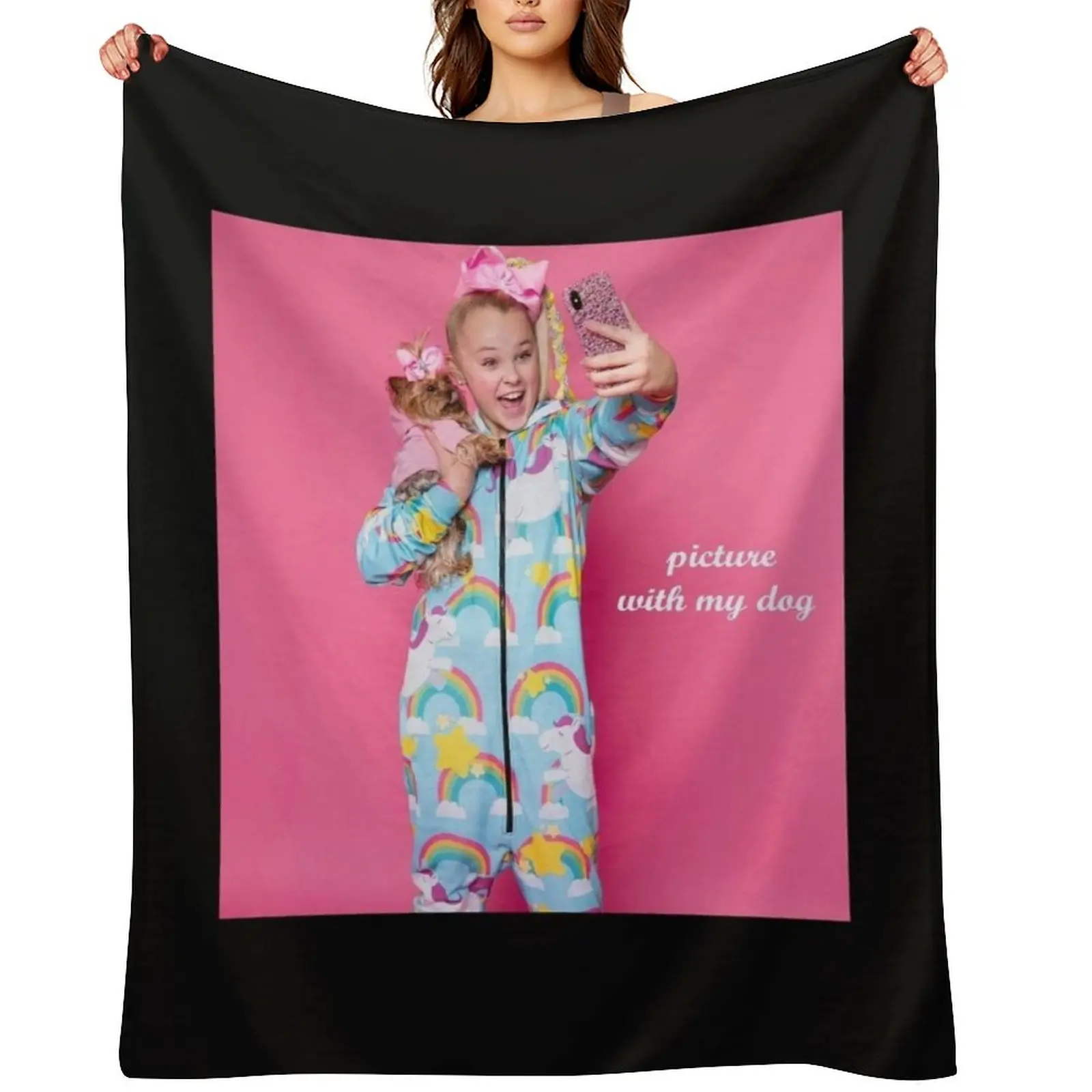 

Jojo Siwa Throw Blanket christmas decoration Decoratives Summer Beddings Polar Blankets