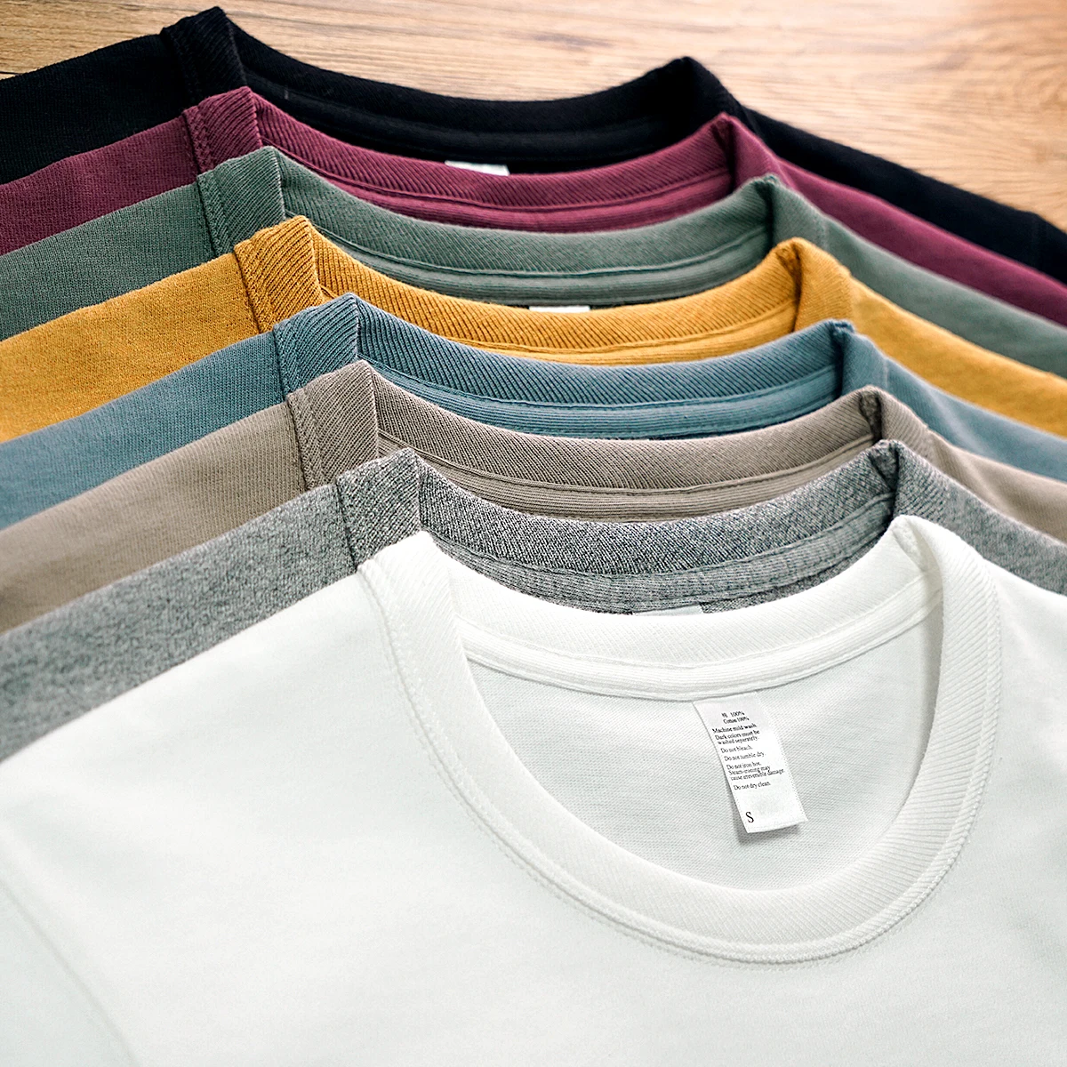 

Мужская летняя футболка из чистого хлопка в стиле ретро, с эффектом состаривания, цвет хаки, тренд для молодежи