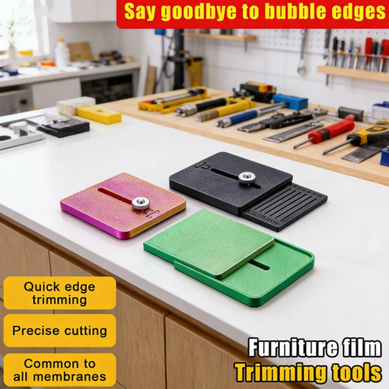 

Precise Film Trimming Tool​ 5-45mm Edge Cutting Guide Plate for Car Wrap & Carbon Fiber Professional Tint Installation Accessory