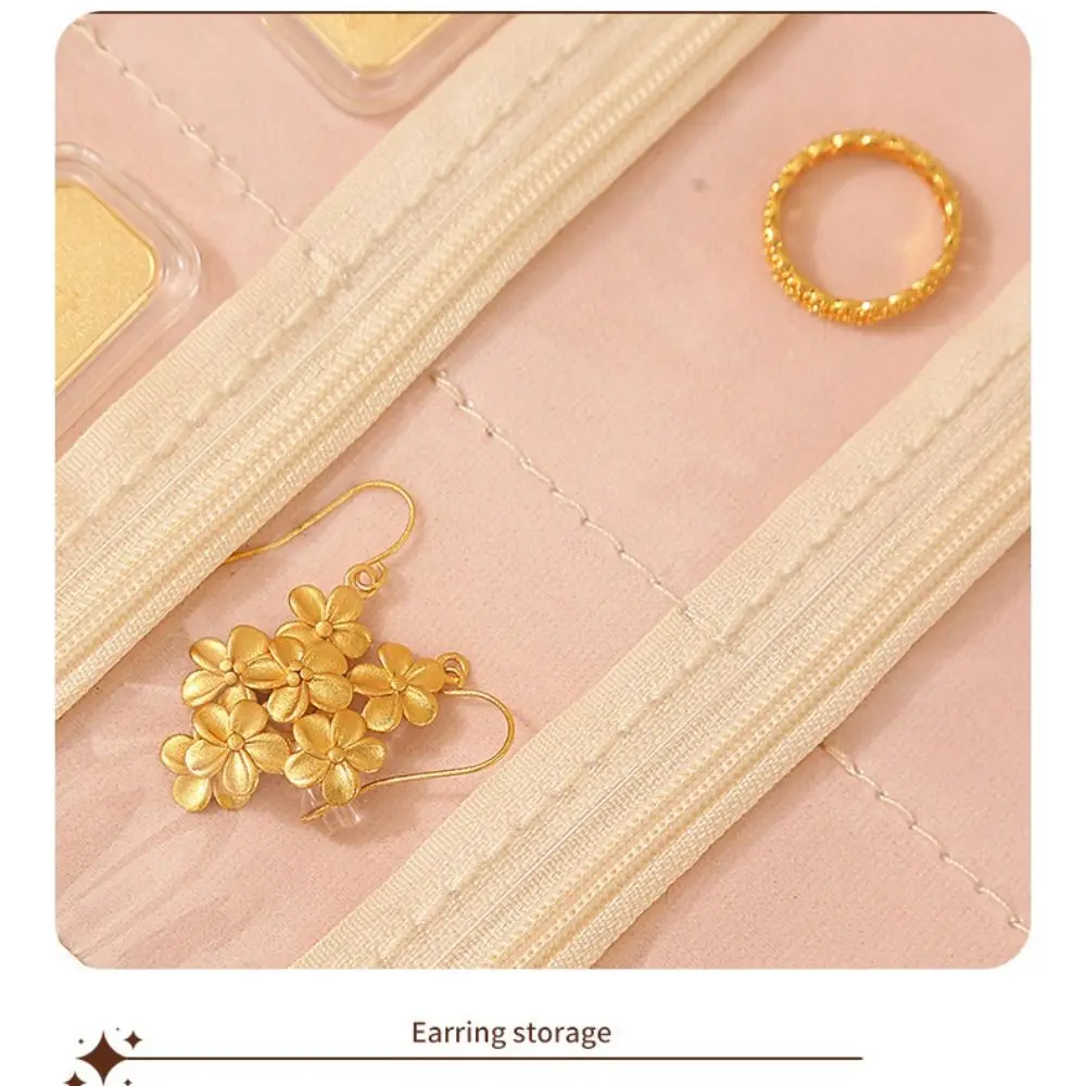 

Multicolor Foldable Jewelry Bag Multi-functional Anti-collision Jewelry Case Large Capacity Roll-Up Organizer Bag