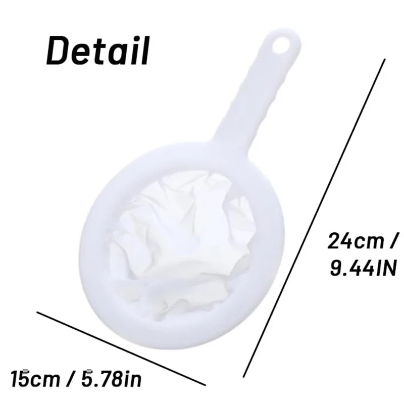 مصفاة PC مكونة من قطعة واحدة - درجة طعام، سهلة التنظيف، مثالية لتصريف لب العصير في أدوات المطبخ المنزلية وإكسسوارات المطبخ #6
