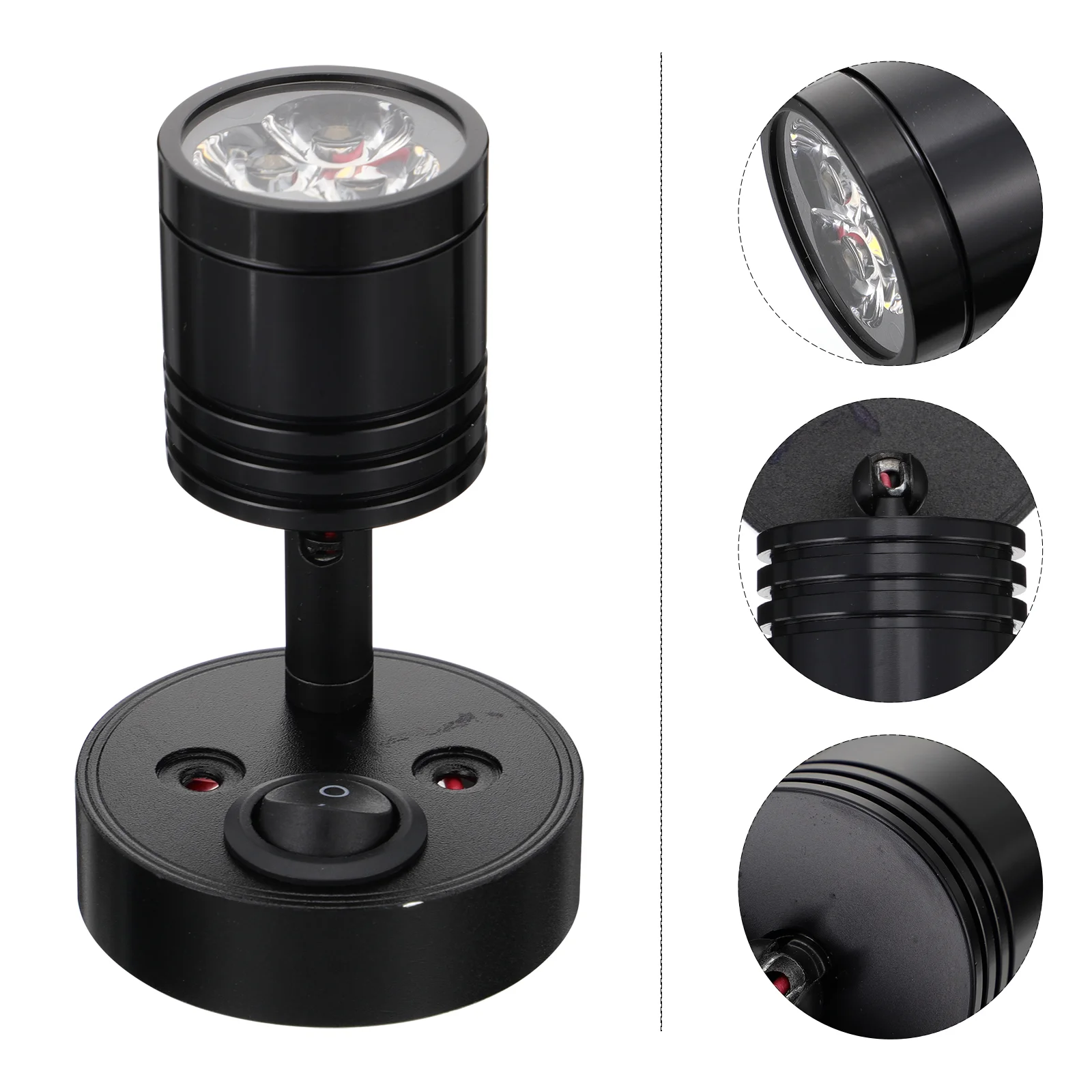 

Spotlight RV Reading LED Touring Surface Mounted Caravan Yacht Boat Black Travel