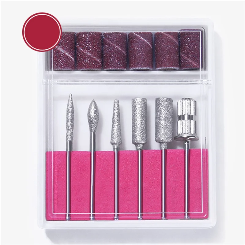 ABKR-전기 네일 드릴 전문 매니큐어 기계 네일 샌더 세트 네일 드릴 비트 휴대용 네일 살롱 폴리 셔 US 플러그