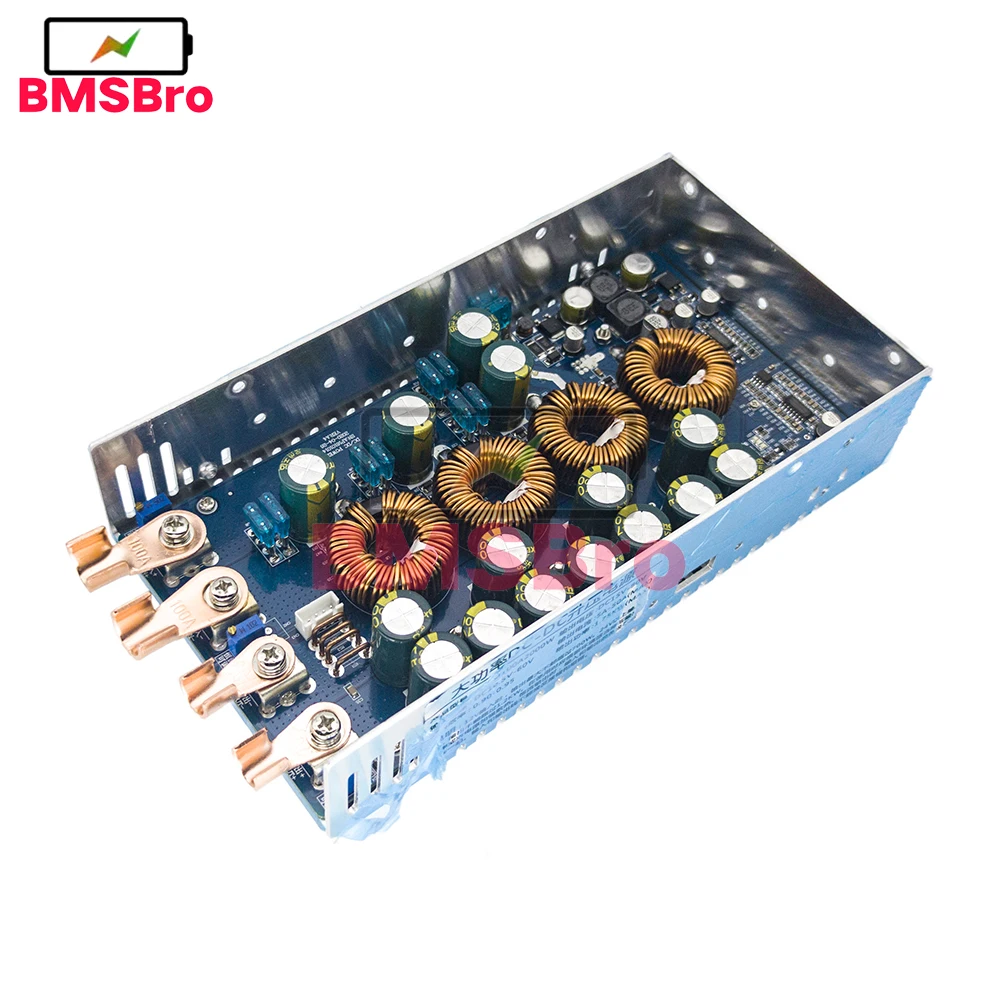 2000W 100A CC CV Power Supply DC-DC Step Up Boost Converter Adjustable High Current Charging Voltage Regulator Module 12V 24V