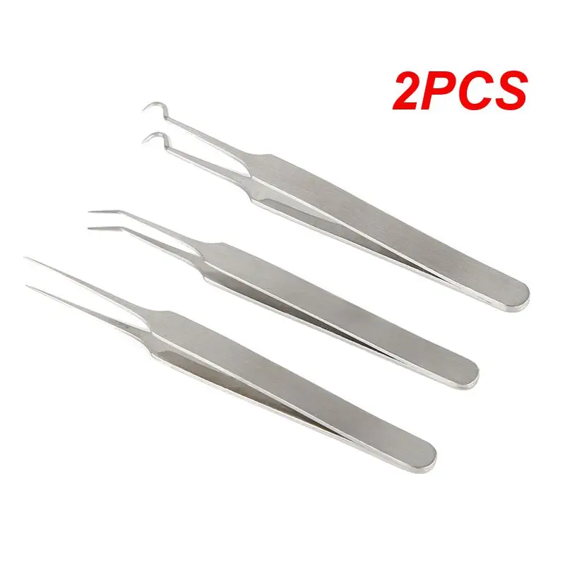 2PCS Blackhead Acne Blemish Pimple Remove Tools Versatile Durable Non-slip Trendy Portable Innovative Facial Care Gadgets