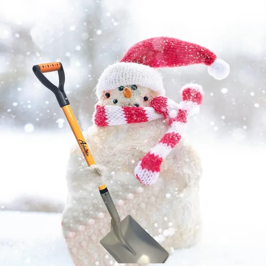 مجرفة ثلج شديدة التحمل مع مغرفة كبيرة لتنظيف الشتاء الفعال وبناء متين ومقبض مريح مصمم لـ He