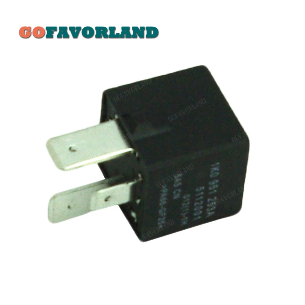 

GoFavorland ECU Control Relay 460 4-Pin Black 1K0951253A For A3 Passat Golf MK5