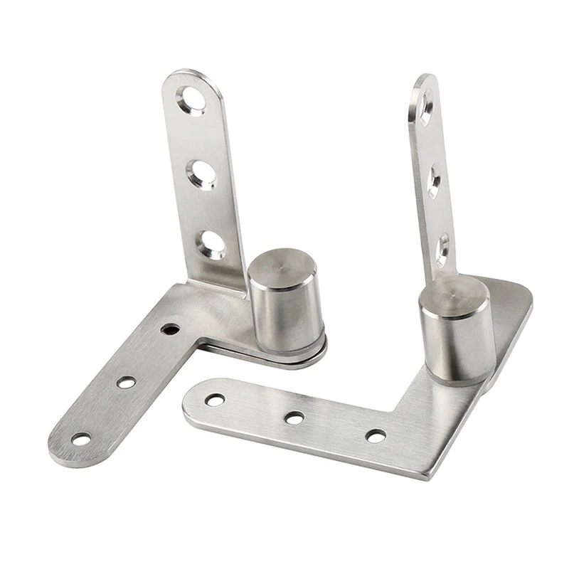 1 Pair Stainless Steel Hinges Wooden Doors Iron Doors Anti-theft Door Windows Hidden Upper Lower Hinges Positioning Door Bearing