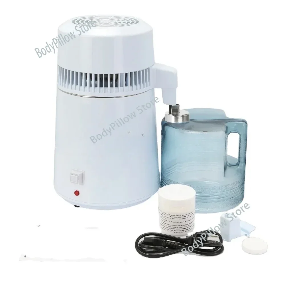 4L Water Distiller Dental Medical Filter Purifier Distilled Purify Pure Dew 1L/h megahome water distiller