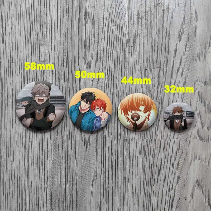 لطيف الكرتون Ritsuka Mafuyu لينة زر دبابيس Akihiko Haruki عملة بروش أنيمي إعطاء شارة ظهره الملابس والمجوهرات والاكسسوارات