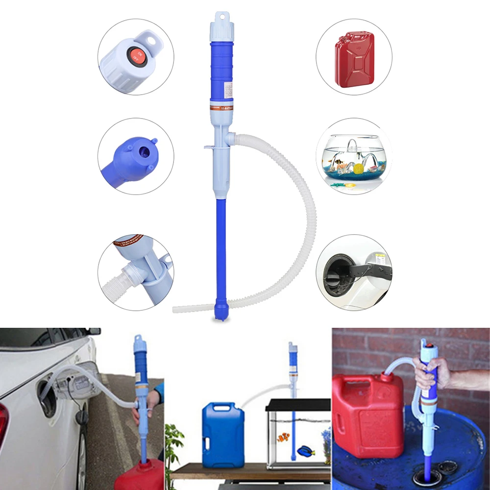 Liquid Oil Transfer Pump Water Pump Powered Electric Outdoor Car Vehicle Fuel Gas Transfer Suction Pumps Liquid Transfer Oil