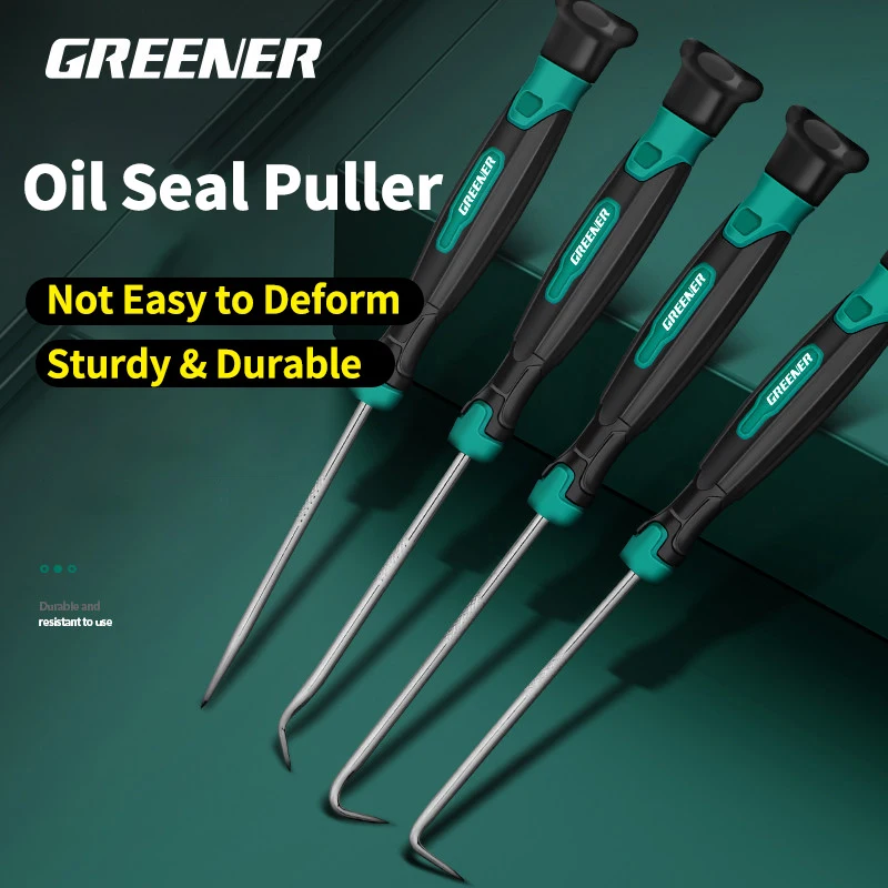 GREENERY Kit Profissional de Ferramentas de Precisão para Remoção de Retentores de Óleo, O-Rings e Juntas (8/4 Peças) - Ferramentas Automotivas