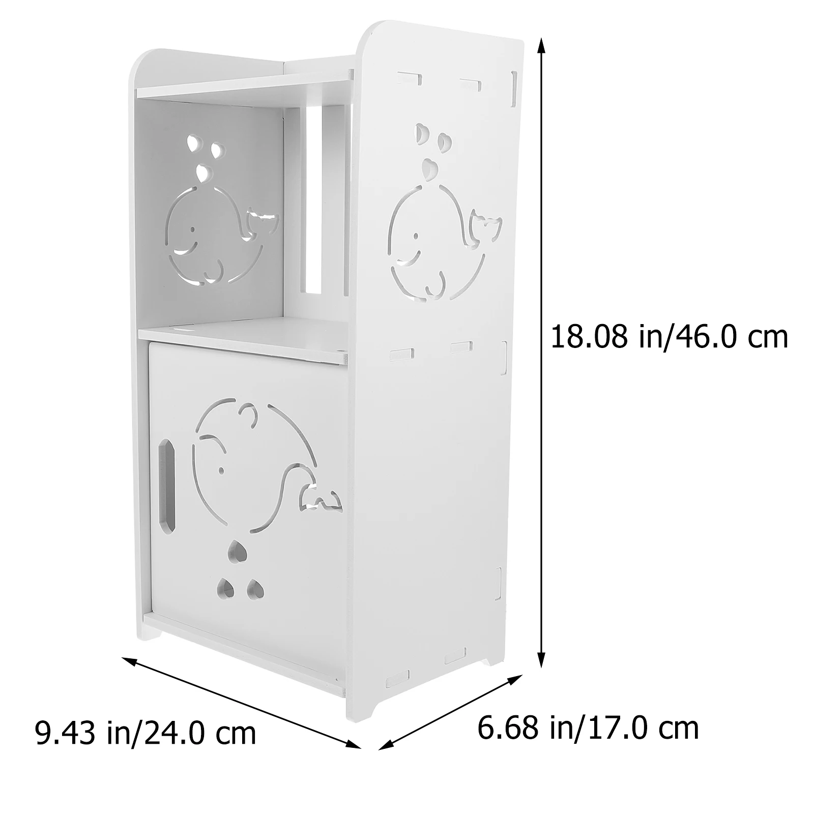 

Bedside Table Night Bedroom Nightstand Corner Cabinet Small Furniture Wooden for