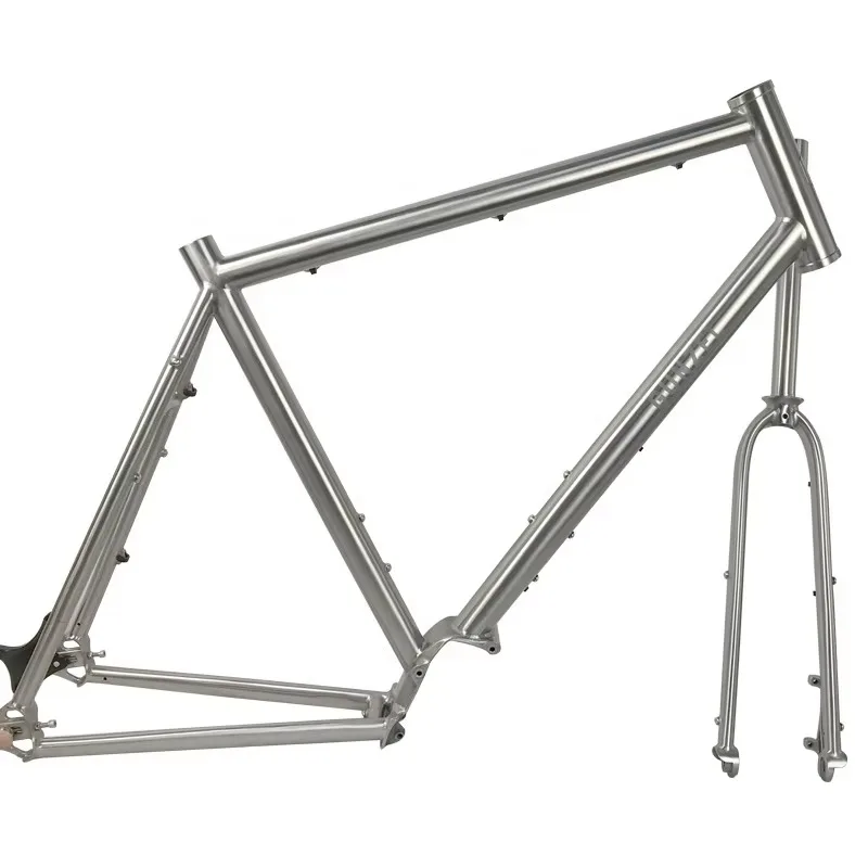 

Pinion P1.18 Gravel Titanium Bike Frame Gearbox System Cyclocross CX Adventure Touring Bicycle Custom Bicycle Parts