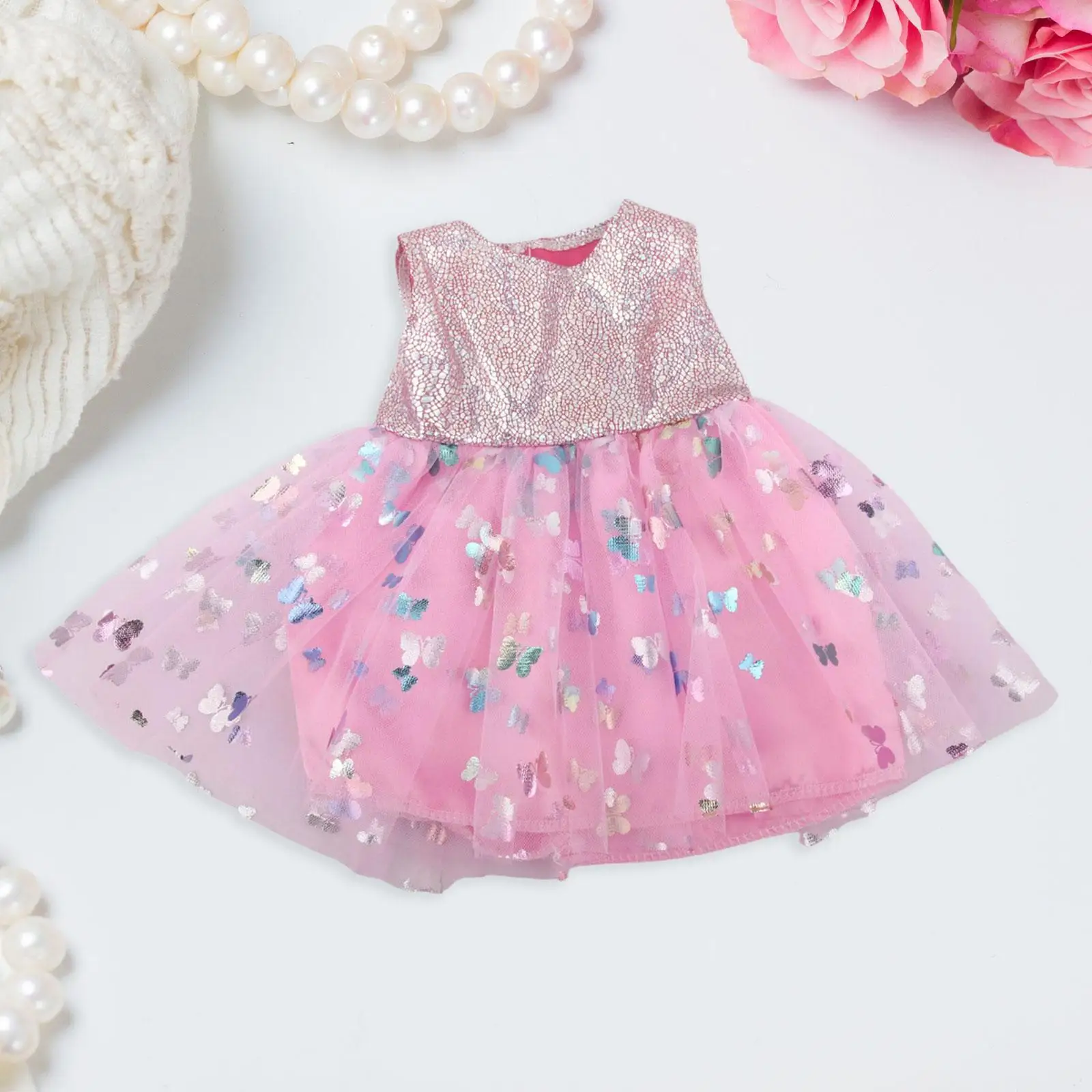 Vestido de muñeca de 18 pulgadas, accesorios de fotografía a la moda, disfraces de juego de rol, ropa para muñecas, ropa para muñecas de 43 cm, regalo de Navidad